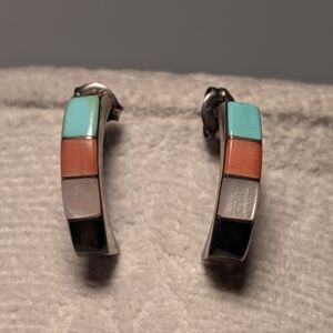 Elegant Multicolor Hoop Earrings